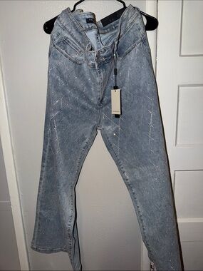 Sparkle Light Wash  Jeans